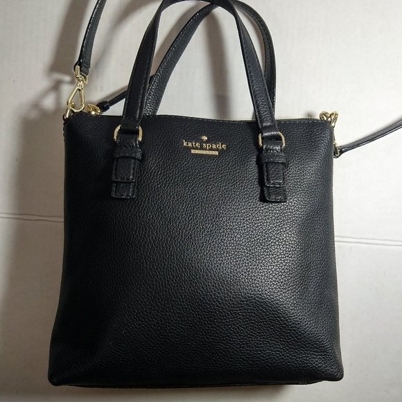 kate spade Handbags - Kate Spade NY Crossbody Blk Bag Pebble Leather New